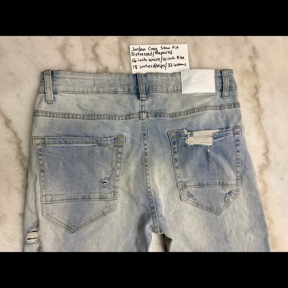 EUC Jordan Craig Sean Fit Distressed/ Repaired - Picture 14 of 15